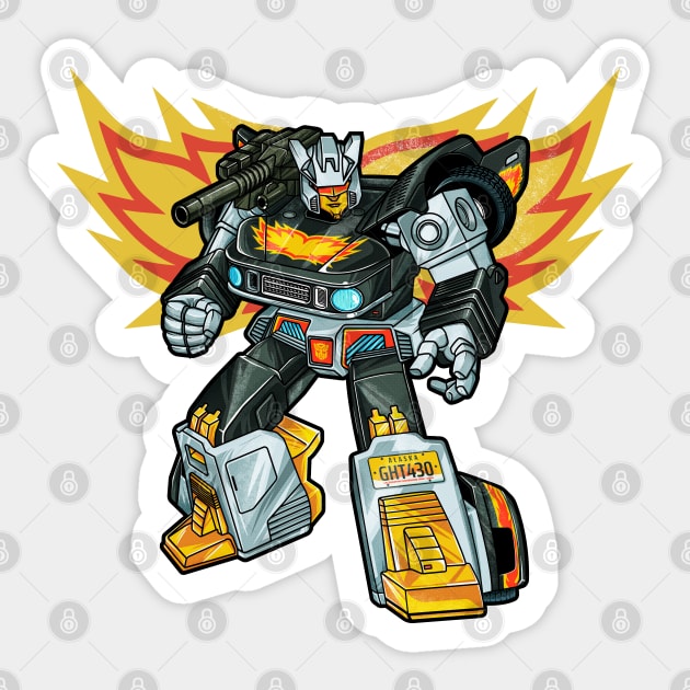 Generation 1 Robot Sticker by redwane